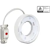 DeLOCK Lighting GX53 Fassung Aufbau rund F weiss