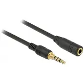 DeLOCK 85635, 3.5mm, Männlich, 3.5mm, Weiblich, 5 m, Schwarz