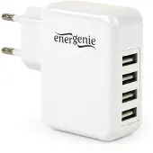 Gembird EG-U4AC-02, Drinnen, AC, 5 V, Weiß