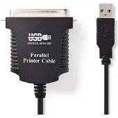 Logilink AU0003C, Schwarz, USB A, Centronics 36, 1,5 m