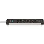 Brennenstuhl Steckdosenleiste Premium-ALU-Line 6fach 3m USB