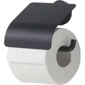 Tiger Toilettenpapierhalter Urban Klappe Schwarz
