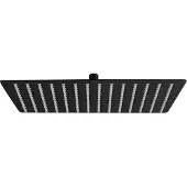 Creavit Regendusche Brause schwarz matt Quadrat 20x20 cm Kopfbrause Rainshower