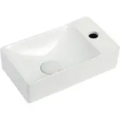 Aloni Design Waschtisch Gästebad Kleines Washbecken Handwaschbecken Hahnloch Rechts