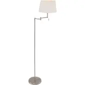 Mexlite Stehlampe - stahl - Bella - metall textil - leselampe - E27 - 5894ST -