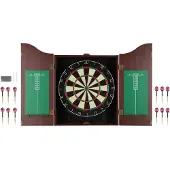 Atom Dartscheiben-Schrankset mit offizieller Sisalscheibe und Darts