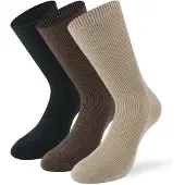 Lenz No Pressure Half Socks 3 Pairs Beige EU 43-46 Mann