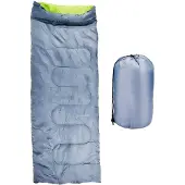 24.Se Schlafsack Enveloppe Grau/Gelb 190x72cm