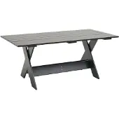 HAY - Crate Dining Table, L 180 cm, black