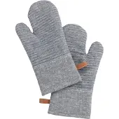 Wenko Topfhandschuhe "Modell Ada Stripes", (Set, 2 tlg.), Ofen- und Grillhandschuhe, extra langer Schaft, Baumwollinnenseite