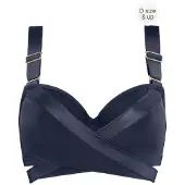Marlies Dekkers Cache Coeur Steel Grey Plunge Balcony Bikini Top Größe: 70D | Bikinis Outlet | Damen | Grau