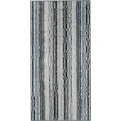 Cawö Handtuch Unique Stripes Anthracite (3er Set)