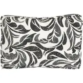 Kopu Retro Flower Lounge Rückenkissen 60 cm - Grau/Weiß