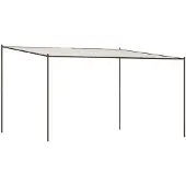 vidaXL Pavillon Weiß 4x4 m 180 g/m² Stoff und Stahl