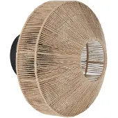 Light & Living Rattan-Wandleuchte Lyra Ø 31cm