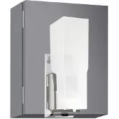 Wagner EWAR Desinfektionsmittelspender, für Schrank-Montage 727186 , Matt geschliffen (standard), Fassungsvermögen: 950 ml, WP173E-7