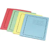 Esselte 3-Klappen-Manilla-Mappen im A4-Format, buntes Papier
