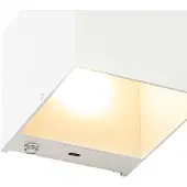 QAZQA Wandleuchte weiß inkl. LED und Touchdimmer wiederaufladbar - Joris