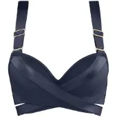 Marlies Dekkers Cache Coeur Steel Grey Push Up Bikini Top Größe: 70F | Bikinis Outlet | Damen | Grau