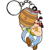 Plastoy - Astérix - Porte-clés en gomme Astérix chez les Bretons