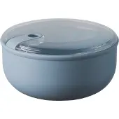Omada Brotdose Pull Box Rund Blau 1,8L