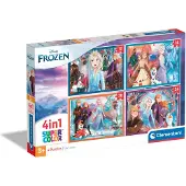 Clementoni Supercolor 4 in 1 - Disney Frozen 2, Puzzle