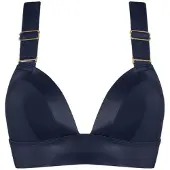 Marlies Dekkers Cache Coeur Steel Grey Bralette Bikini Top Größe: M | Bikinis Outlet | Damen | Grau