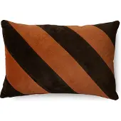 HK Living - Striped Samt-Kissen, 60 x 40 cm, september