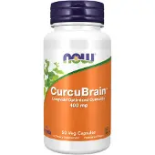 Now , CurcuBrain, 400mg Kurkuma-Wurzelextrakt 50 St Kapseln