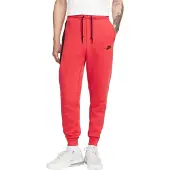Nike Tech Fleece Jogginghose Rot Schwarz F672 || Größe XS