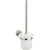 Wenko WC-Garnitur Cuba Matt, WC-Bürstenhalter aus rostfreiem Zinkdruckguss Wenko Matt