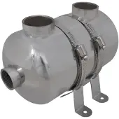 vidaXL Pool-Wärmetauscher 292 x 134 mm 28 kW
