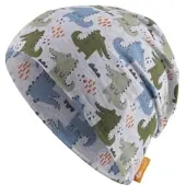 Sterntaler Slouch-Beanie Krokodile silber 1612463_513