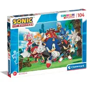 Sonic Puzzlespiel Sonic, 104 Teile.