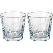 Koziol Glas "Superglas CLUB No. 22", (Set, 2 tlg.), spülmaschinengeeignet, melaminfrei, 250 ml, 2-teilig