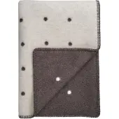 Røros Tweed - Pastille Wolldecke 200 x 135 cm, black & white