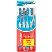 Colgate Triple Action Zahnbürste Medium - 4er Pack