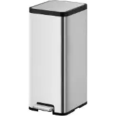 EKO - Ecomaid Treteimer 30 Liter - Stainless Steel - Grau Matt Edelstahl