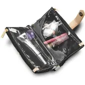 Gillian Jones - "THE WEEKENDER"Makeup Bag in Daisy Print - Kulturbeutel