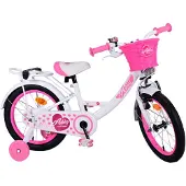 Volare Ashley Kinderfahrrad - Mädchen - 16 Zoll - Weiß