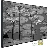 Papermoon Infrarotheizung »EcoHeat - Seerosen, Teich, Blüten, Blätter«, Matt-Effekt - bunt