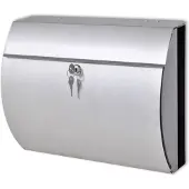 vidaXL Briefkasten Aus Edelstahl 37.5x13x31 Cm