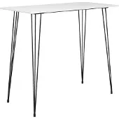 vidaXL Bartisch Weiß 120x60x105 cm