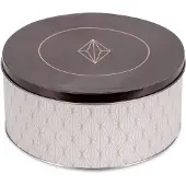 Städter Gebäckdose Vanilla Diamonds Rund Weissblech Bunt ca 16 cm