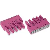 Wago 770-285/080-000 Buchsenteil Kod.B 5P. 2L pink