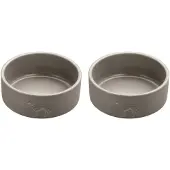 Hunter - 2 x Dog bowl ceramic Osby 550 ml, taupe