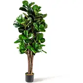 Coast 1,5 m künstlicher Feigenbaum Kunstpflanzen Decipper Lance Zimmerpflanze mit Blumentopf