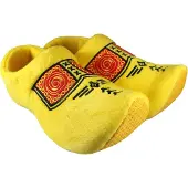 Gevavi Hausschuhe Klompen Gelb-Schuhgröße 42 - 44