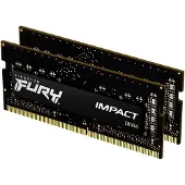 Kingston Technology FURY 32GB 3200MT/s DDR4 CL20 SODIMM (Kit of 2) Impact, 32 GB, 2 x 16 GB, DDR4, 260-pin SO-DIMM