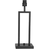 Steinhauer Tischleuchte Stang 1-flammig Mattes Schwarz 17x17cm